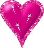 Gif animé coeur rose